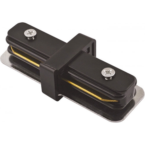 Коннектор для накладного шинопровода чёрный I-образный/ упаковка 2 шт / PTR CI-BL | .5033849 | JAZZWAY