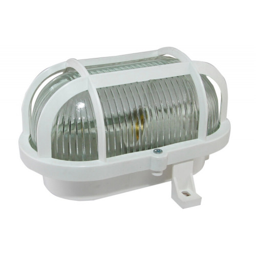 Светильник пылевлагозащищенный под лампу для ЖКХ НБП 02-60-004.03У 60Вт ЛН E27 IP54 Евро корпус и защитная сетка, белый | SQ0312-0001 | TDM