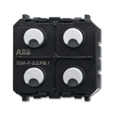 SSA-F-2.2.PB.1 Сенсор 2-клавишный/релейный активатор 2-канальный free@home, Zenit | 6220-0-0234 | 2CKA006220A0234 | ABB