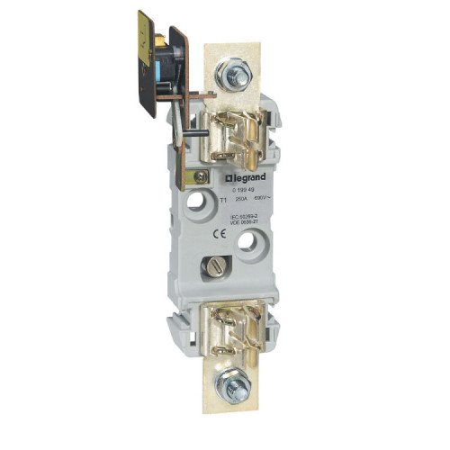 Цоколь для плавких предохранителей - размер 1 - 250 - 1П с микро выключателем | 019949 | Legrand
