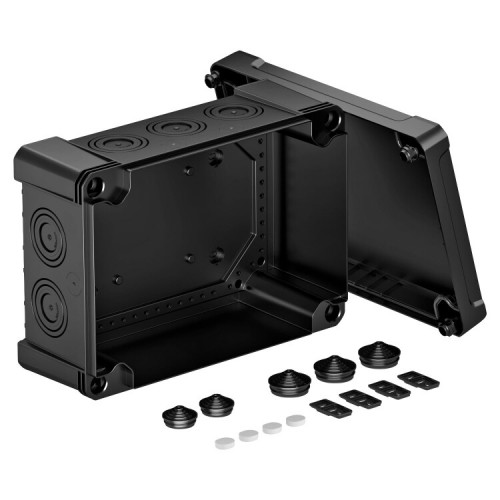 Распределительная коробка X25, IP 67, 286х202х126 мм, черная | 2005134 | OBO Bettermann