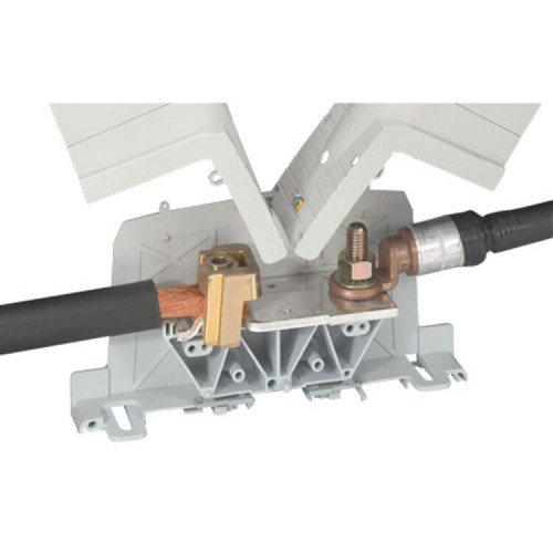 Силовая клемма Viking 3 - вывод под кабель - вывод под наконечник - шаг 55 мм | 039021 | Legrand