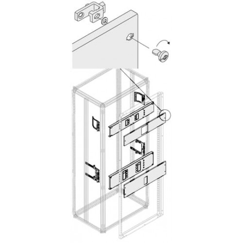 Комплект T5 3/4P PLUG мотор.630A W=600мм|1STQ002114A0000 | ABB