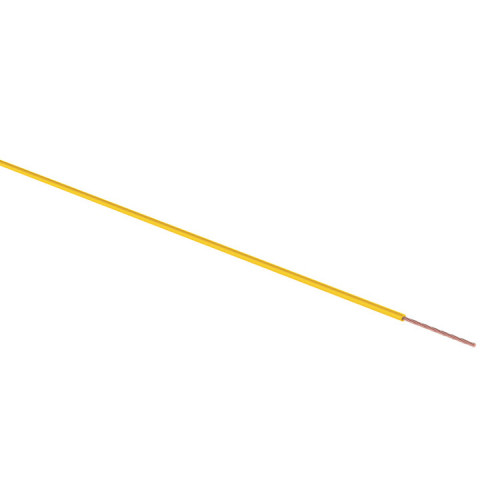 Провод ПГВА REXANT 1х0.50 мм?, желтый, бухта 100 м |01-6512 | REXANT