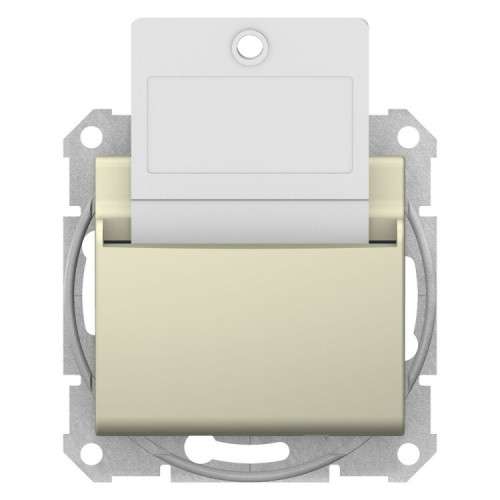 Sedna Бежевый Выключатель карточный 10А | SDN1900147 | Schneider Electric