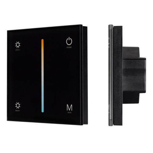 Панель SMART-P21-MIX-G-IN Black (12-24V, 4x3A, Sens, 2.4G) (Arlight, IP20 Пластик, 5 лет) | 033765 | Arlight