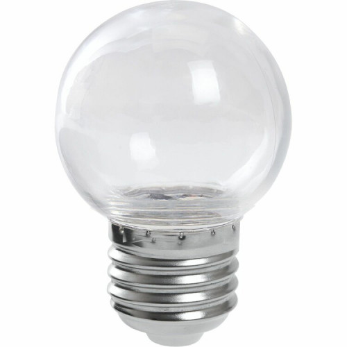 Лампа светодиодная LB-37 (1W) 230V E27 2700K для белт лайта G45 прозрачный | 38119 | Feron