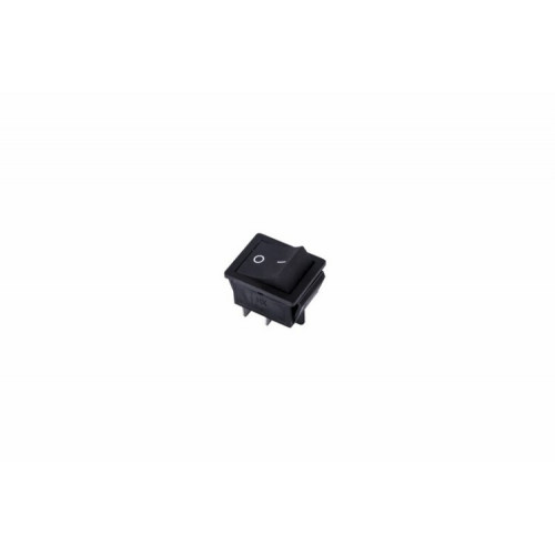 Выключатель клавишный 250V 15А (4с) (ON)-OFF черный Б/Фикс | 36-2380 | REXANT