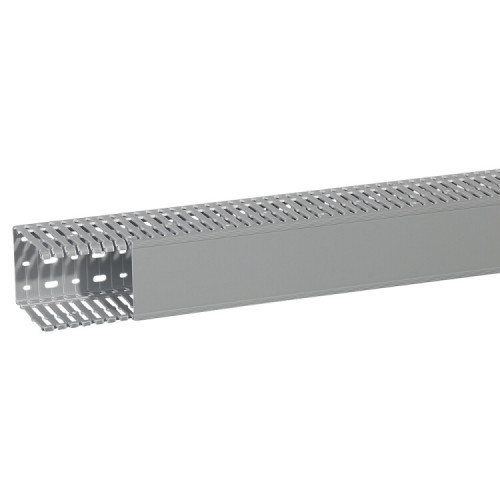 Кабель-канал (крышка + основание) Transcab - 80x100 мм - серый RAL 7030 | 636118 | Legrand