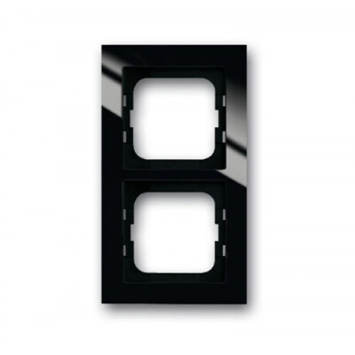 Рамка 2-постовая, для монтажа заподлицо, серия axcent, цвет черный | 1753-0-4127 | 2CKA001753A4127 | ABB