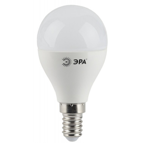 Лампа светодиодная STD LED P45-5W-827-E14 5Вт шар теплый белый свет | Б0017217 | ЭРА