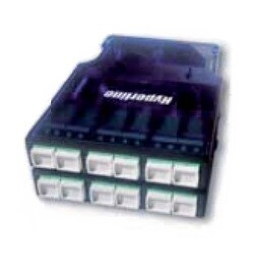 PPTR-CSS-1-6xDLC-SM/BL-BL Корпус кассеты для оптических претерминированных решений, 6 дуплексных портов LC/PC | 236479 | Hyperline