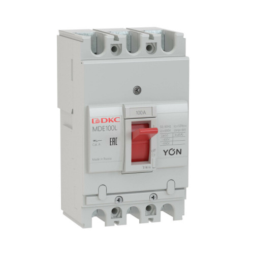 Выключатель автоматический в литом корпусе YON MDE100L080 | MDE100L080 | DKC