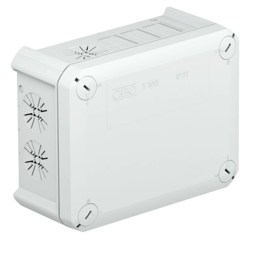 Коробка распределительнаяT100, 150x116x67 мм, для разъемов Wieland (T 100 WB3) | 2007807 | OBO Bettermann