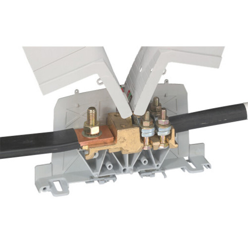 Силовая клемма Viking 3 - вывод под наконечник - вывод под кабель - шаг 42 мм | 039017 | Legrand