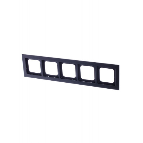 Рамка 5-постовая, Axcent, металл, матовый черный | 2CKA001754A4712 | ABB