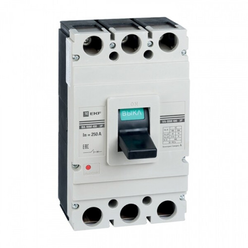 Автоматический выключатель ВА-99М 400/250А 3P 42кА EKF Basic | mccb99-400-250m | EKF