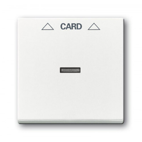 Плата центральная (накладка) для мех. карточного выкл. 2025 U, серия solo/future, цвет davos/альпийский белый | 1710-0-3641 | 2CKA001710A3641 | ABB