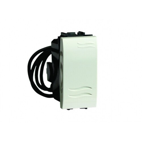 Brava черный Выключатель кнопочный с подсветкой 1 мод. | 77021NL | DKC