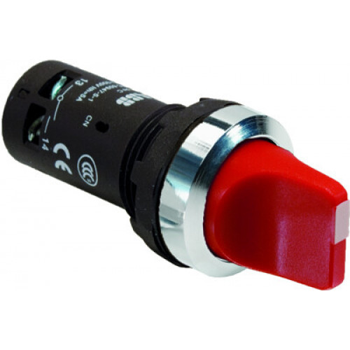 Переключатель C3SS3-30R-20 (короткая ручка) красный 3-х позиционный без подсветки | 1SFA619212R3021 | ABB