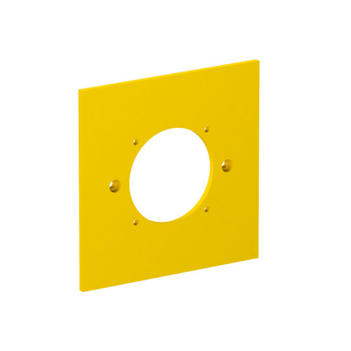 Накладка блока питания VH для монтажа устройств, 95x95 мм (желтый) (VH-P7) | 6109839 | OBO Bettermann