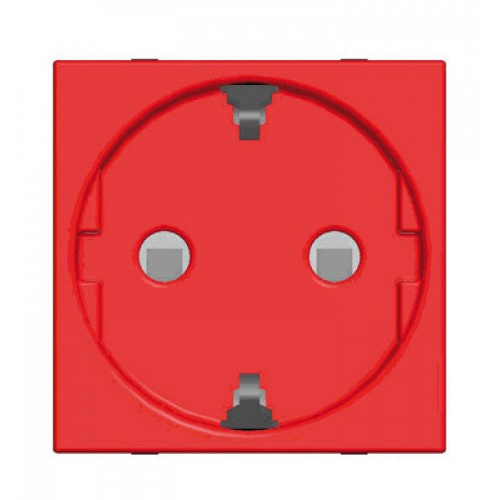 ABB Zenit Красный Розетка с/з с защитными шторками | N2288 RJ | 2CLA228800N7001 | ABB
