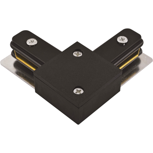 Коннектор для накладного шинопровода PTR CL-BL чёрный L-образный | 5010833 | Jazzway