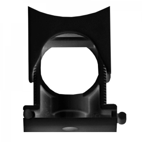 Держатель с крышкой DN 10-17 мм, полиамид, цвет чёрный | PASW1017N | DKC