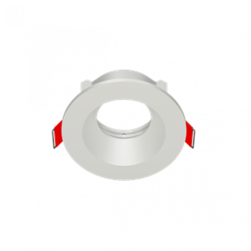 Рамка для модульного светильника FLEX 50 01 круглая встраиваемая 90х30мм RAL9010 | V1-R0-00435-10001-2000000 | VARTON