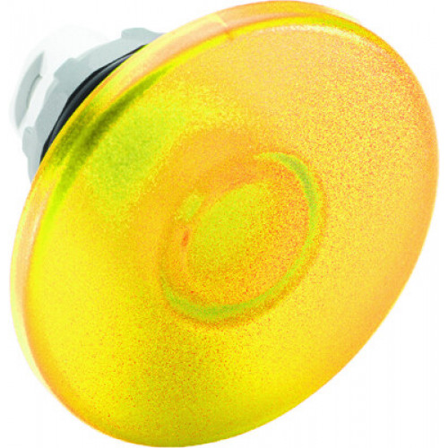Кнопка MPM2-21Y ГРИБОК желтая (только корпус) без фиксации с под светкой 60мм | 1SFA611125R2103 | ABB