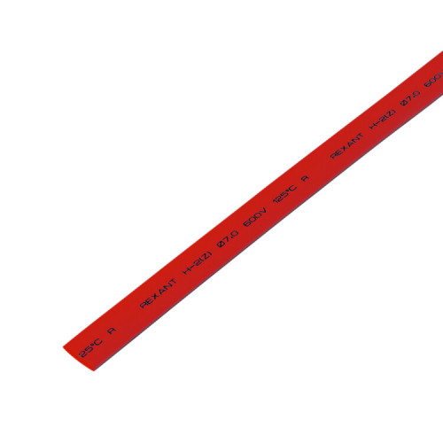 Термоусадка 8,0 / 4,0 мм, красная (1м) | 20-8004 | REXANT
