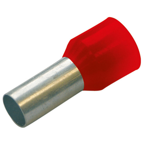 Гильза конечная изолированная 1,5/10 цвет красный (упак.100шт) | 272725 | Haupa