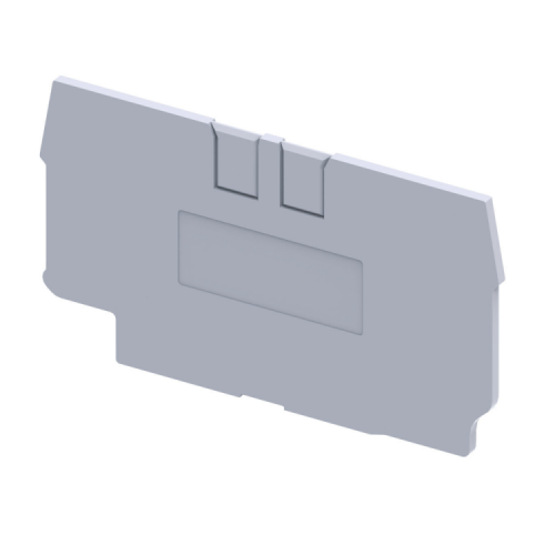 Крышка концевая для клеммы проходной OptiClip EPCX6-серый | 289725 | КЭАЗ
