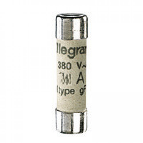 Предохранитель промышленный цилиндрический тип gG - 8,5x31,5мм - c индикатором - 10 A | 012410 | Legrand