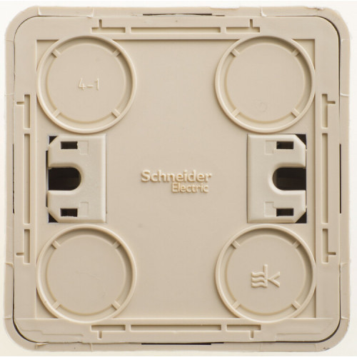 ЭТЮД О/У Кремовый Выключатель кнопочный | KA10-001K | Schneider Electric