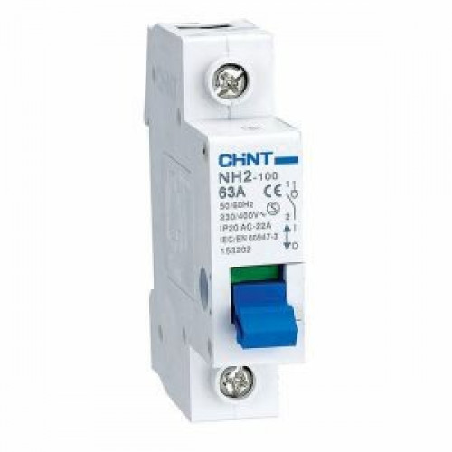 Выключатель нагрузки NH2-125 1P 100A (R) | 401060 | CHINT