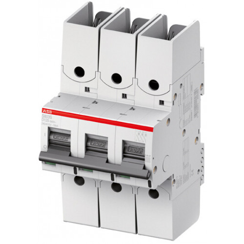 Выключатель автоматический трехполюсный S803S R 8А D 50кА (S803S-D8-R) | 2CCS863002R0081 | ABB