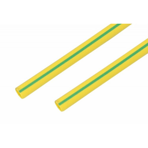 Термоусадка 20,0 / 10,0 мм, желто-зеленая (1м) | 22-0007 | REXANT