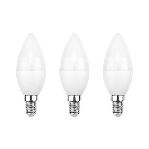 Лампа светодиодная Свеча CN 7.5 Вт E14 713 Лм 6500 K холодный свет (3 шт./уп.) | 604-019-3 | Rexant