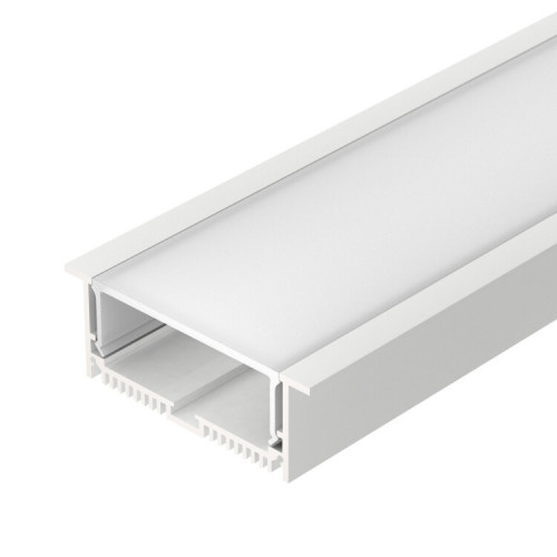 Профиль с экраном SL-LINIA88-F-2500 WHITE+OPAL | 021373 | Arlight