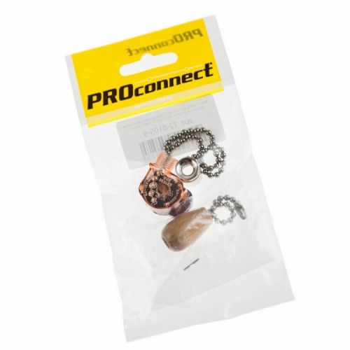 Выключатель для настенного светильника c деревянным наконечником «Silver» индивидуальная упаковка 1 шт. PROCONNECT | 32-0105-9 | PROconnect