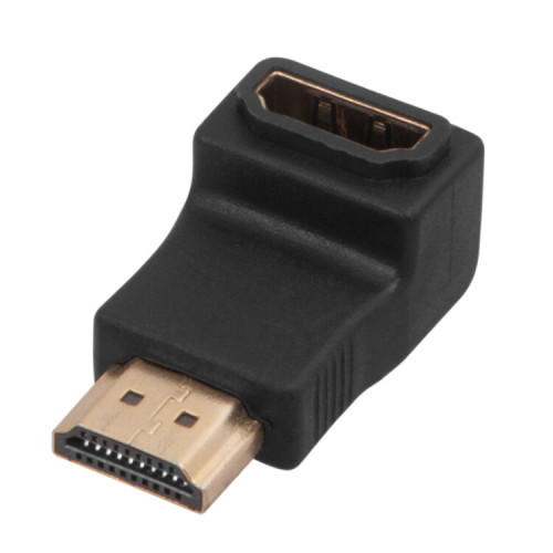 Переходник штекер HDMI - гнездо HDMI, угловой | 17-6805 | REXANT