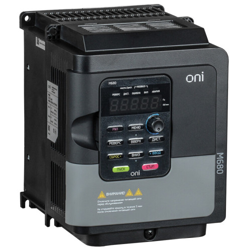 Преобразователь частоты M680 380В, 3Ф 5,5-7,5 kW 12-18А серии ONI | M680-33E055-075TIP20 | ONI