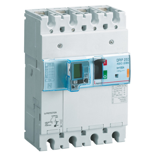 Автоматический выключатель DPX3 250 - термомагнитный расцепитель - 36 кА - 400 В~ - 3П - 100 А | 420235 | Legrand