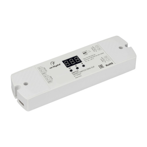 Выключатель SMART-SWITCH-DMX-SUF (230V, 5A) (Arlight, IP20 Пластик, 3 года) | 033004 | Arlight