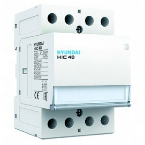 Контактор модульный магнитный HIC40 40NS Х230Х 40А 28 кВт AC1/400VAC 4NO 50Hz 230V | 13.01.02.000018 | HYUNDAI