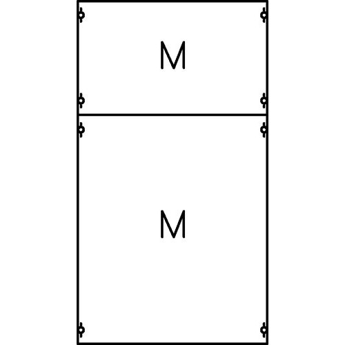 Панель с монтажной платой 1ряд/3 рейки | 1M00A | ABB