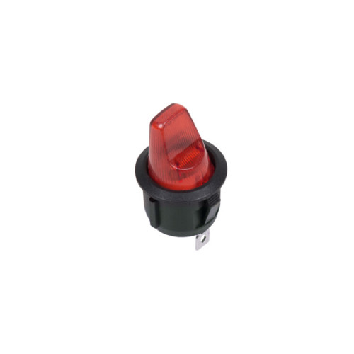 Выключатель клавишный круглый 250V 6А (3с) ON-OFF красный | 36-2600 | REXANT