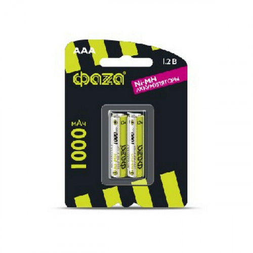 Батарея аккумуляторная AAA 1000мАч Ni-MH BL-2 | 5002913 | ФАZА