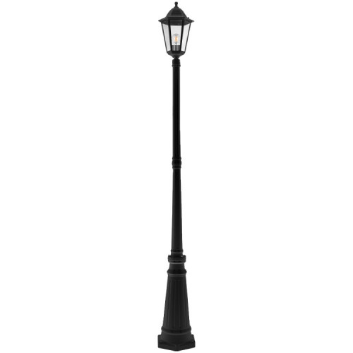Светильник садово-парковый 6211 столб 100W E27 230V, черный | 11205 | Feron
